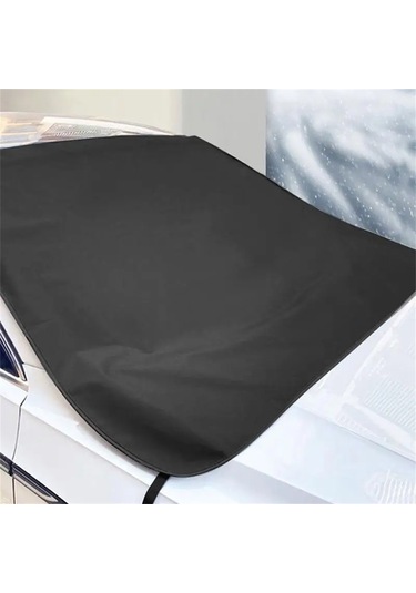 Cbtx Kalınlaşmak 600d Oxford Kumaş Sedan Ön Cam Kapağı Siyah Antifriz Güneşlik Kar Kalkanı