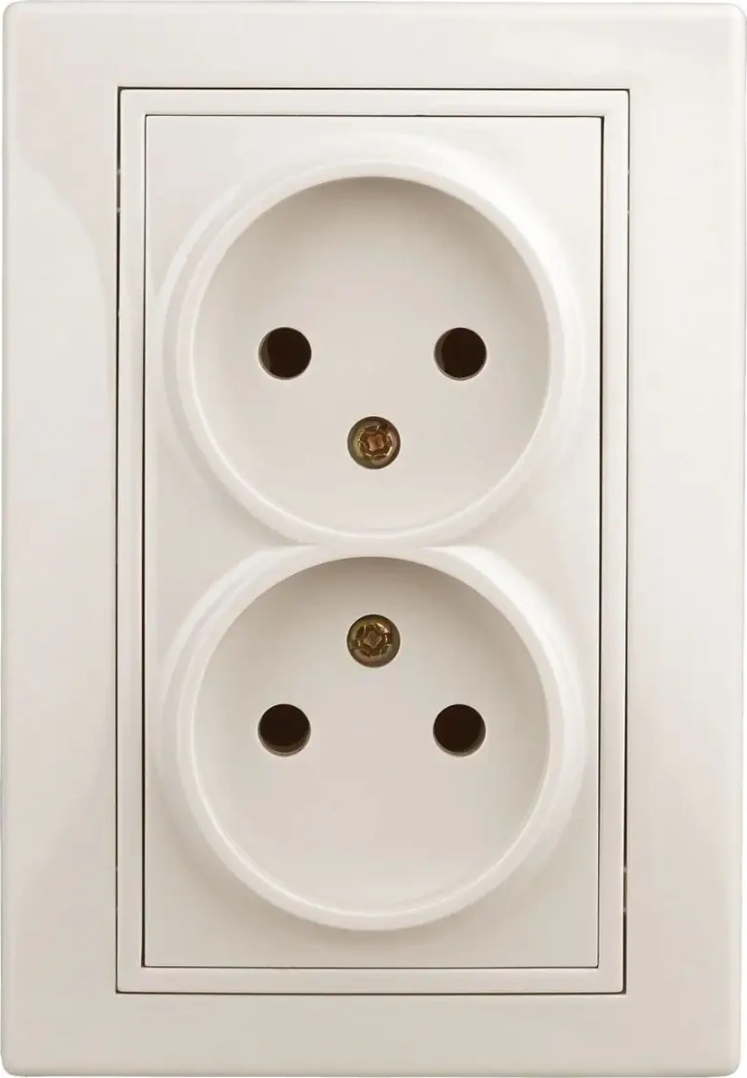 Intro Plano Çiftli Gömme Priz Topraklamasız 16a-250v 128848867 1-204-02