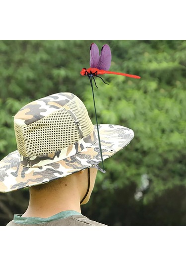 Xindoker 12'li Set Saçaklı Kelebek Figürlü Klip, Pvc Materyal, Sinirli Sinekleri Kovucu Bahçe Dekorasyon Aracı