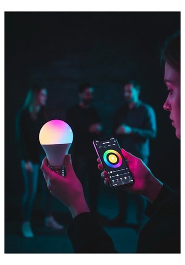 Akıllı Rgb+cct Led Ampul L Wıfı Özelliği L 9w A+ Enerji Tasarruflu Lamba Ev Dekor 1