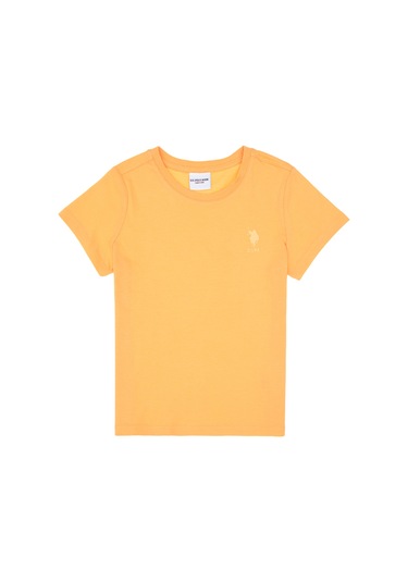 U.s. Polo Assn. Erkek Çocuk Kavun Tişört Basic 50306502-vr202 Kavun Açık Turuncu