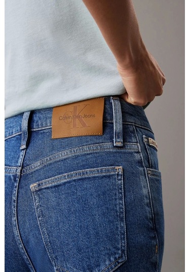 Calvin Klein Mom Jean Denim Kadın Pantolon Denim