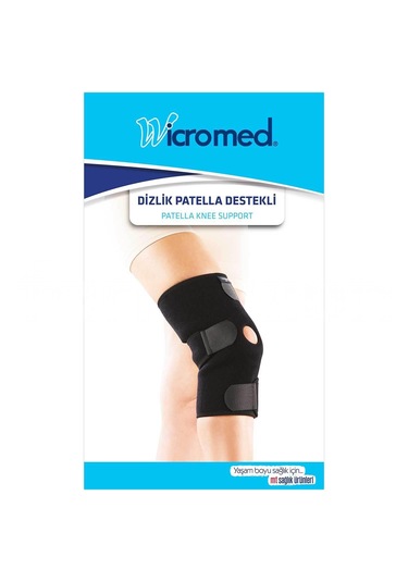 Wicromed Neopren Dizlik Patella Destekli - Bedensiz