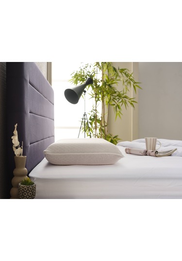 Isı Kontrol Yastığı Termoswıtch Ortopedik Düz Uzun Boy Visko Yastık -termal Isı Dengeleyici Yastık 1 Adet Çok Renkli