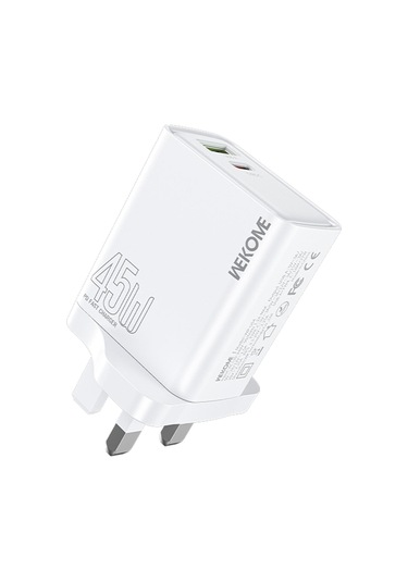 İngiltere Fiş Wk Wp-u64 45w Kinkong Flash Şarj Usb + Tip-c Portu Hızlı Şarj Cihazı Diğer
