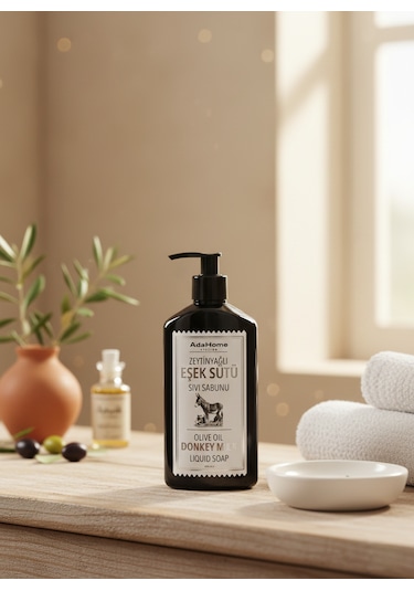 Adahome Atelier Zeytinyağlı Ve Eşek Sütlü Sıvı Sabun