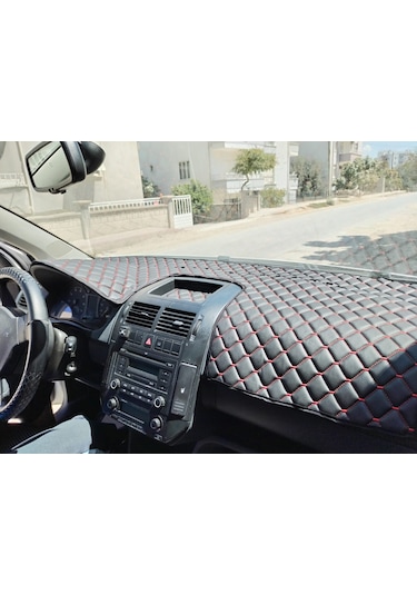 Kapitone Deri Kumaş Volkwagen Polo 2006-2009 Torpido Koruma Örtüsü 1 Adet