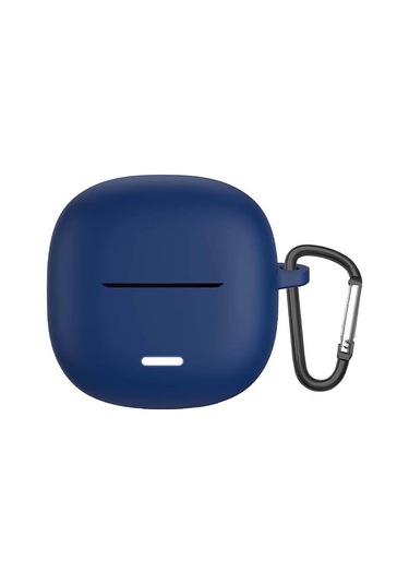 Microsonic Xiaomi Redmi Buds 6 Lite Kılıf Askılı Mat Silikon Lacivert