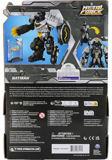 6070887 31111 Dc Metal Batman Force Figür Seti Captain Marvel