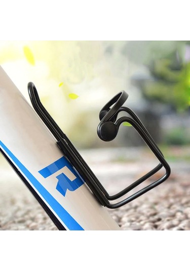 Powerax Aliminyum Bisiklet Suluk Tutucu Bisiklet Matara Kafesi Siyah