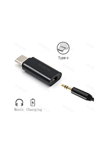 Type C To 3.5Mm Kulaklık Çevirici 4491A Dönüştürücü Adaptör Ses A