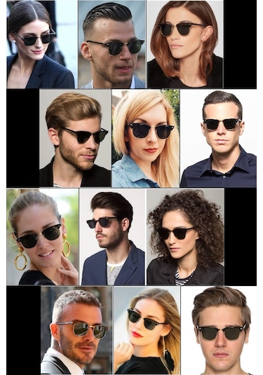 Di Caprio Dc2037Black Polarize Camlı Clubmaster Kadın Güneş Gözlüğü