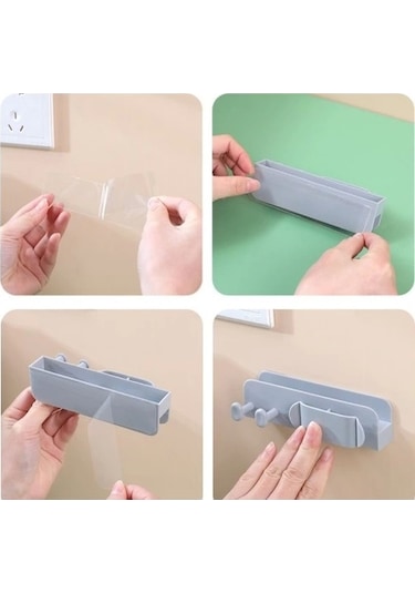 Duvar Tipi Telefon Şarj Standı Çok Renkli