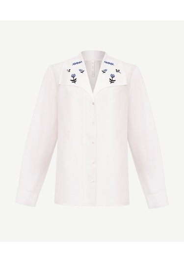 Yargıcı Regular Gömlek Yaka Uzun Kol Gömlek 25kkgm6016x 002 Beyaz