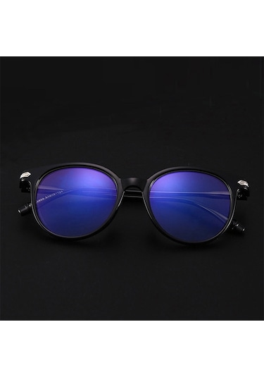 Mavi Anti-radyasyon Anti- Bilgisayar Oyun Koruma Gözlük Siyah