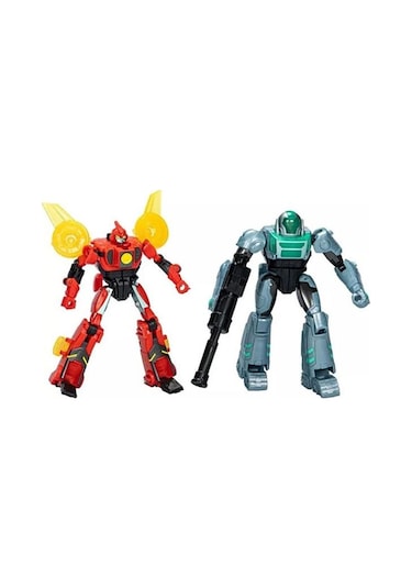 Transformers Earthspark Terran Twitch Ve Robby Malto İkili Figürü Seti F8438