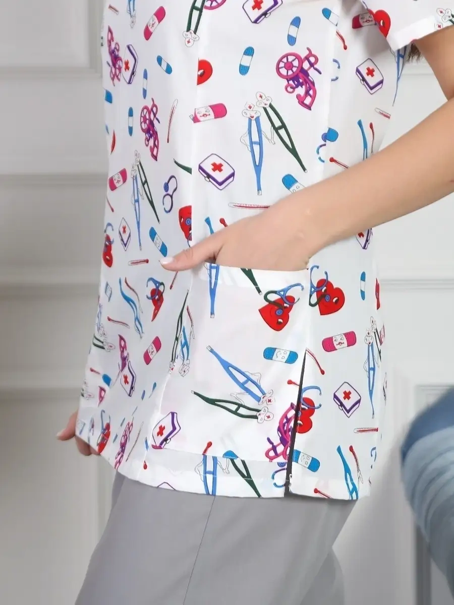 Medicina Plus Kadın Cerrahi Gömleği 49552564 Beyaz