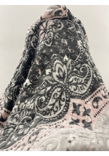 Aksu Vizon Battaniye Tek Kişilik 563 Gri