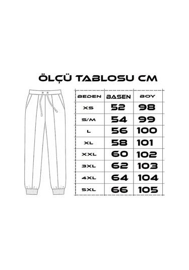 Lion Company Unisex 2ip Şardonlu Kışlık Eşofman Altı Esf01 Siyah