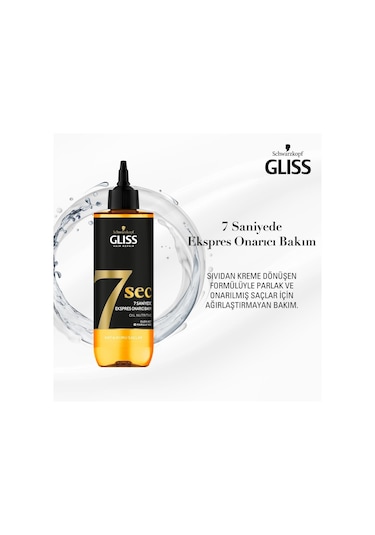 Schwarzkopf Gliss Oil Nutritive Sıvı Saç Bakım Kremi 200 ML