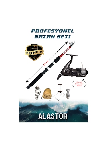 Profosyonel Sazan Olta Takımı Sazan Olta Seti Makineli Olta Seti 270 Kamış Makinelı Olta