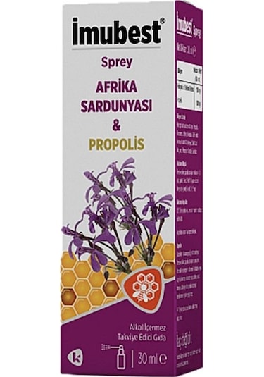 İmubest Afrika Sardunyası + Propolisli Sprey 30ml