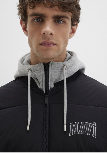 Mavi - Siyah Ceket 0110662-71379 Siyah