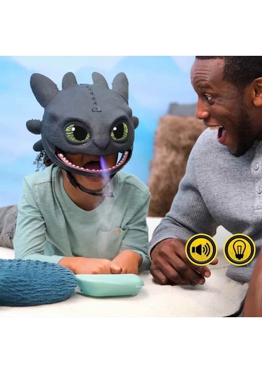 Ejderhanı Nasıl Eğitirsin Sesli Ve Işıklı Maske Toothless