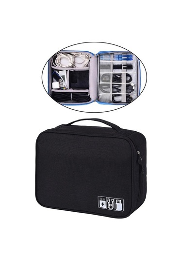 Pazly Suntek Siyah Seyahat Magideal Kordon Kılıf Elektronik Düzenleyici Ph Siyah