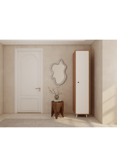 Volta Çok Amaçlı Banyo/kiler Dolabı Marbella Kiraz Renk beyaz
