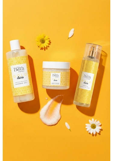 Gold Aura Duş Jeli + Gold Aura Peeling + Gold Aura Vücut Spreyi Mistik