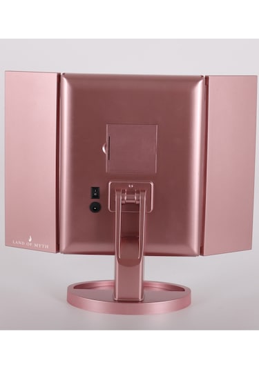 Land Of Myth Hd Zoom 24 Şerit Led Işıklı Makyaj Aynası Gold