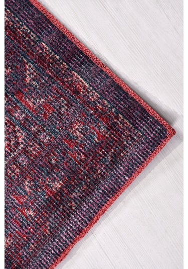 Arkaik Halı Koleksiyonu Zamansız Dokulu Desen, Tozumaz, Kolay Temizlik, İnce Form Mor