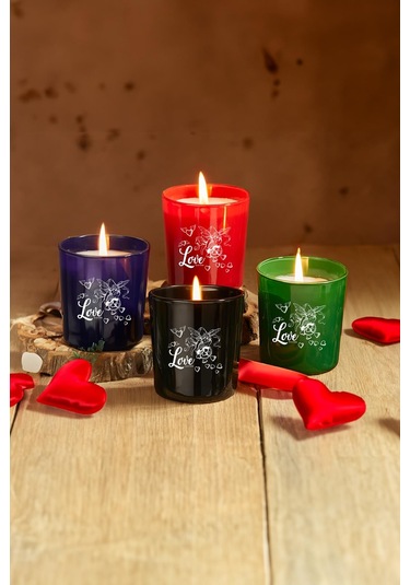 Selka Home Eros Cam Bardak Mum 110 Gr. Diğer