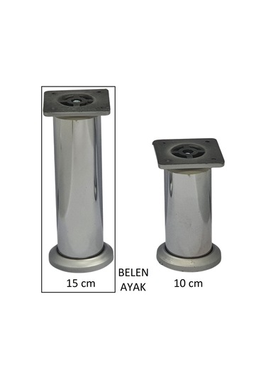 Belen Ayak 15cm Vidalar Dahil Krom Krom