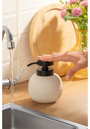 Porsima 3120 Banyo Ve Mutfak Sıvı Sabunluk 450ml Taupe Taupe