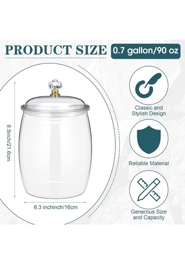 Monyee Plastik Şeker Ve Bisküvi Kutusu Seti - Saklama Ambalajı Diğer