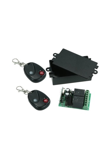 Pazly 433mhz 12v 2k 10a Röleli Alıcı + 2x2 Tuş Rf Kumanda 1527 Entegre - Akıllı Ev Otomasyon İçin Diğer