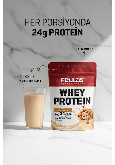 Fellas Whey Protein Tozu - Kurabiye Aromalı 175 G Kurabiye