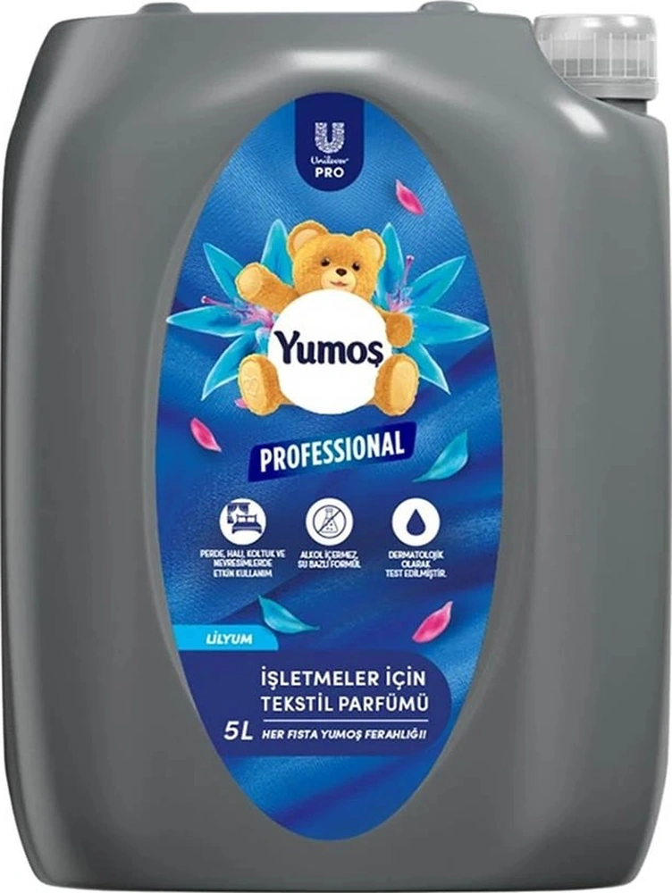 Yumoş Professional Tekstil Parfümü 5 Lt Koli 4 Adet 4'lü Set