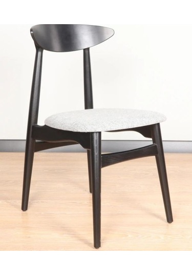 Dora Ahşap Sandalye Siyah