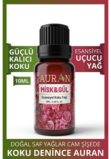 Auran Misk & Gül Esansiyel Uçucu Yağı 10 ML