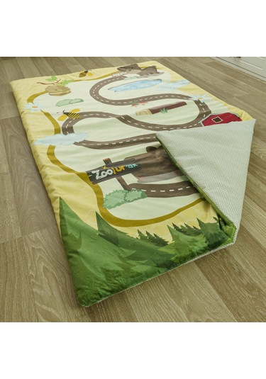 Zooturak Peluş Çocuk Matı Ayı Pekuta 100cm x 150cm