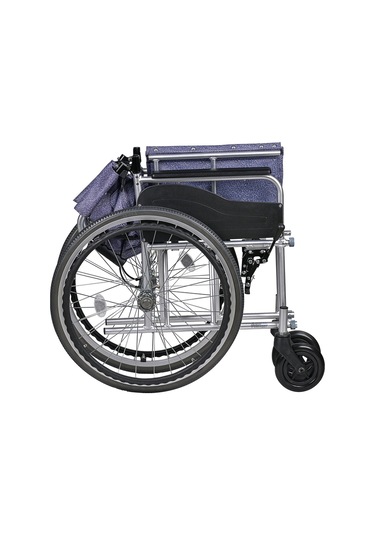 Semei Katalanabilir Frenli Tekerlekli Sandalye Mor