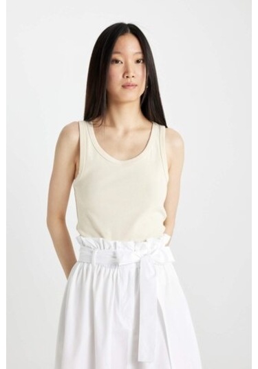 DeFacto Slim Fit Dar Kesim U Yaka Ribana Atlet C9826AXNSBG130