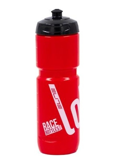 Elite Süper Loli Bisiklet Matarası Kırmızı - Suluk 800 Ml Performance + Bisiklet Matarası Kafesi Kırmızı - Beyaz