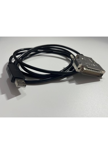 Usb Erkek-db25 Erkek 25 Pimli Rs232 Seri Kablo 1.8 Metre Roland Gravür Makinesi Pc'ye