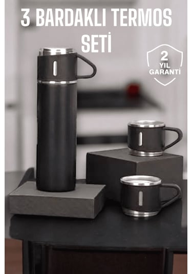 Northcity 500 Ml Taşınabilir Basınçlı Termos Seti - 8 Saat Sıcak/soğuk, Paslanmaz Çelik