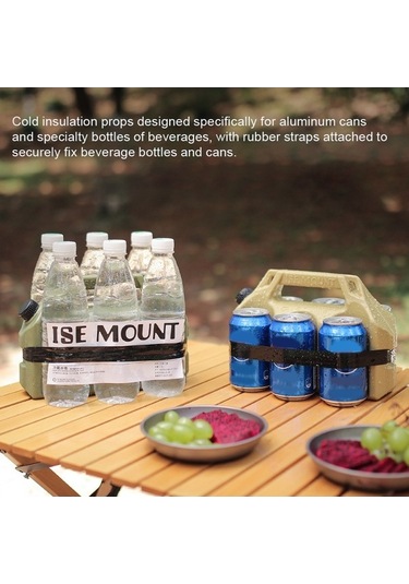 Besthome1 Kahverengi 1.6l Dış Mekan Buz Kutusu, Taşınabilir Soğutucu, Kamp & Piknik Çok Renkli