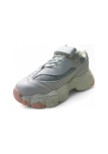 Cool Bella Kız Çocuk Okul Öncesi Rahat Sneaker Beyaz